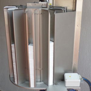 Close-up of the Etipack Whizzy MS multi-stack rotary magazine loader