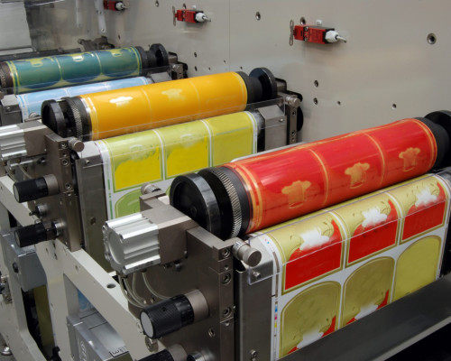 Flexo-label-press
